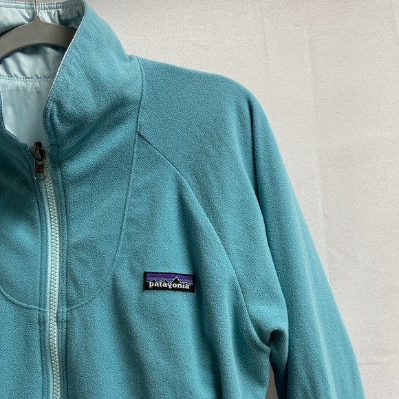 Vintage Patagonia Reversible Bomber Jacket Green/Teal Size Medium - Picture 8 of 10